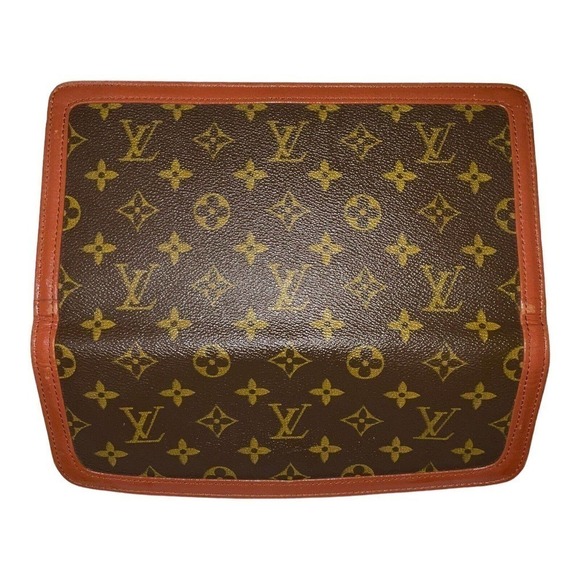 Louis Vuitton Pochette Dame Clutch GM Brown Leather - Picture 8 of 16